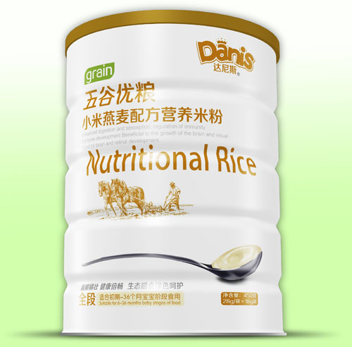 達(dá)尼斯五谷優(yōu)糧小米燕麥米粉聽裝