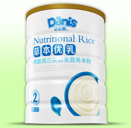 達尼斯草本優(yōu)乳鱈魚西蘭花增免米粉聽裝2段