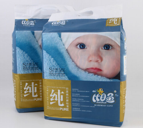 比目魚加棉快吸純品質(zhì)嬰兒紙尿褲S碼50片