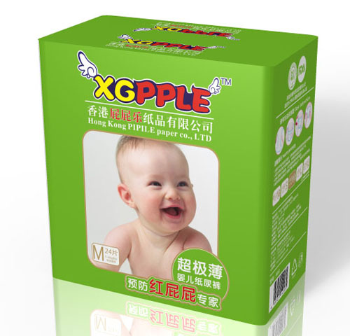 屁屁樂(lè)超極薄紙尿褲M碼24片