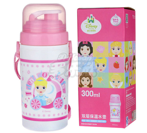 迪士尼寶寶雙層保溫水壺300ml
