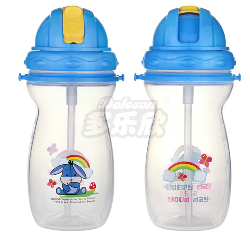 迪士尼寶寶魔術(shù)滑蓋學(xué)飲水壺藍(lán)色屹耳