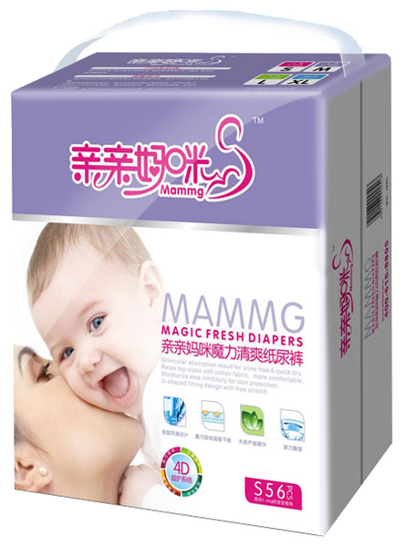 親親媽咪魔力清爽大包裝紙尿褲S56片