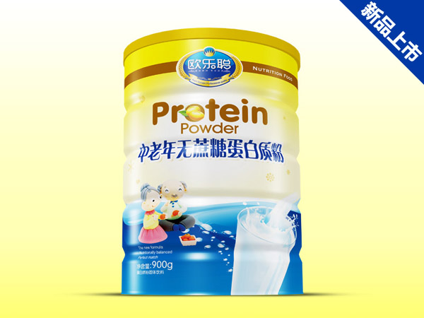 歐樂聰中老年無蔗糖蛋白質(zhì)粉聽裝