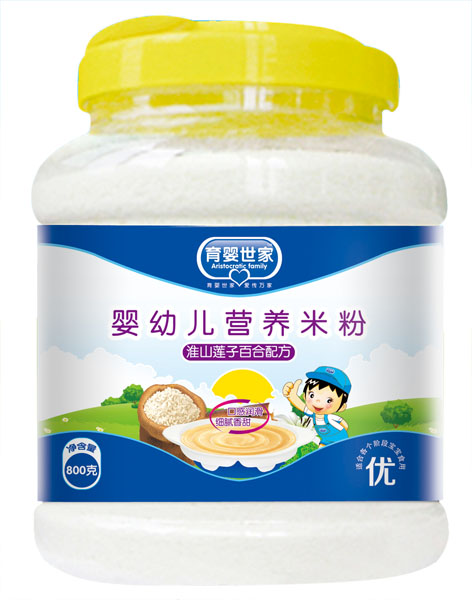 育嬰世家淮山蓮子百合配方嬰幼兒營(yíng)養(yǎng)米粉