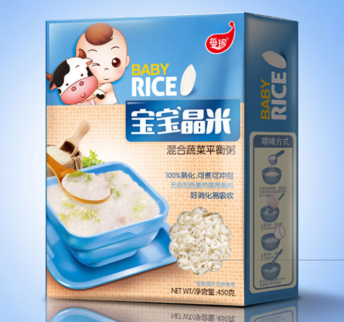 每珍寶寶晶米混合蔬菜平衡粥