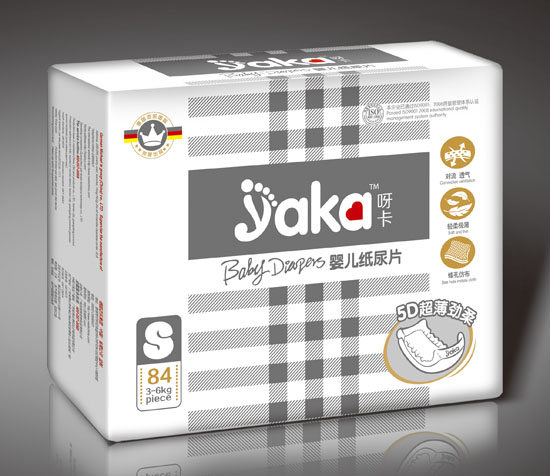 呀卡嬰兒紙尿片S碼84片