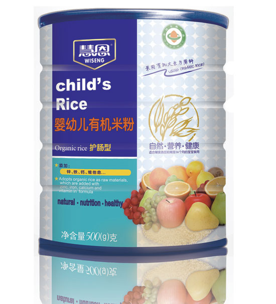 慧恩500克護(hù)腸有機(jī)米粉