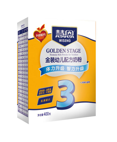 慧恩金裝幼兒配方奶粉(盒裝400克)