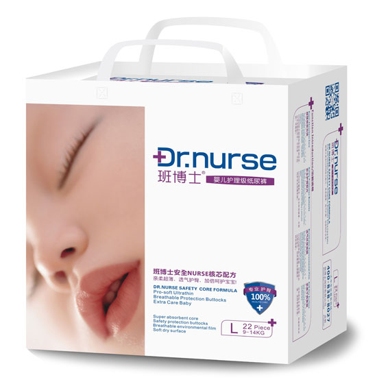 班博士嬰兒護理級紙尿褲L碼22片小包