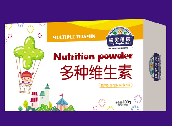 精靈蓓蓓多種維生素植物型固體飲料