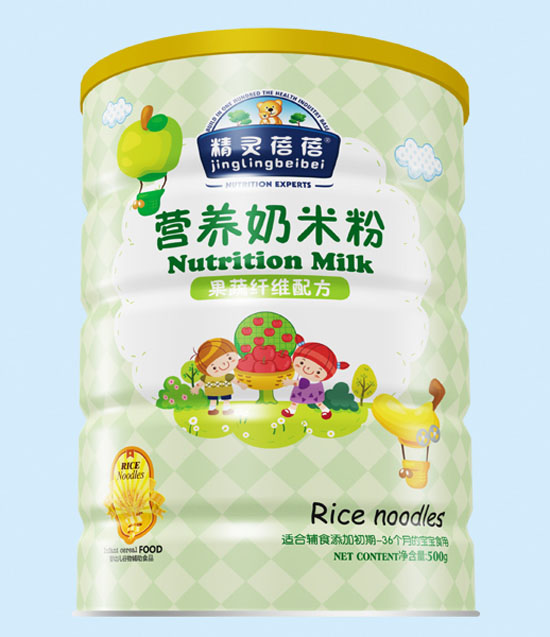 精靈蓓蓓果蔬纖維配方營養(yǎng)奶米粉