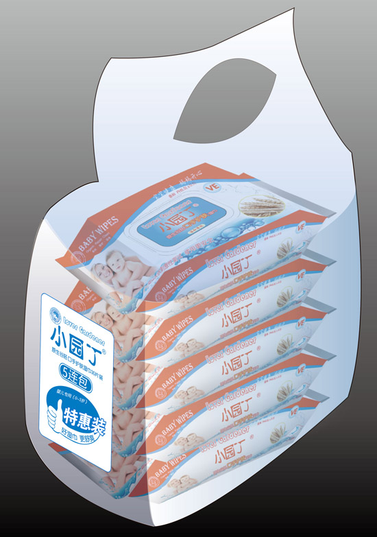 小園丁原生谷胚口手護(hù)膚濕巾30片