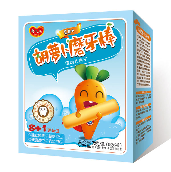 嬰兒樂(lè)Ca+胡蘿卜磨牙棒