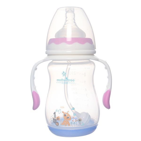 媽咪樹(shù)感溫底品pp奶瓶250ml