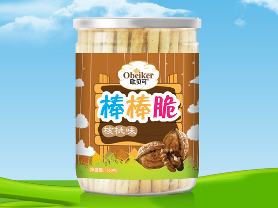 歐貝可核桃味棒棒脆