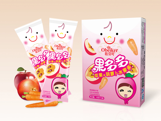 歐貝可蘋果+胡蘿卜水果條