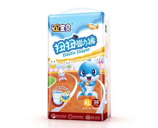 IQ寶貝扭扭彈力褲XL38