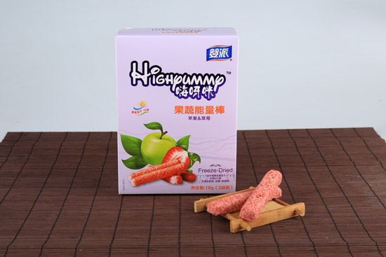 嬰派蘋果草莓果蔬能量棒