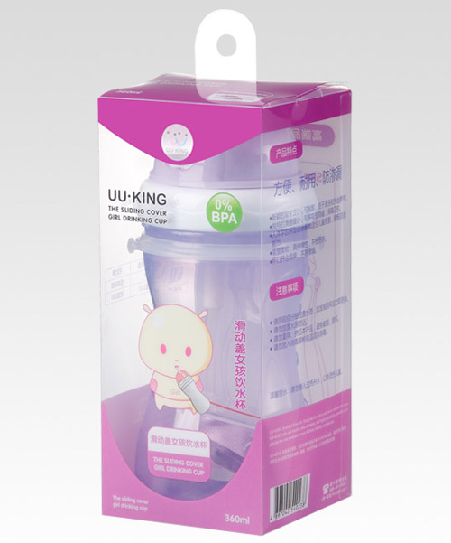 UU·KING滑動蓋男孩女孩飲水杯包裝