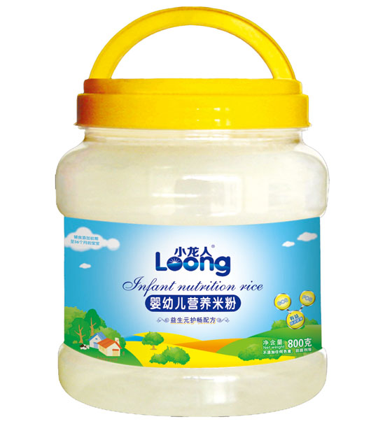 小龍人益生元護(hù)暢配方嬰幼兒營養(yǎng)米粉800g