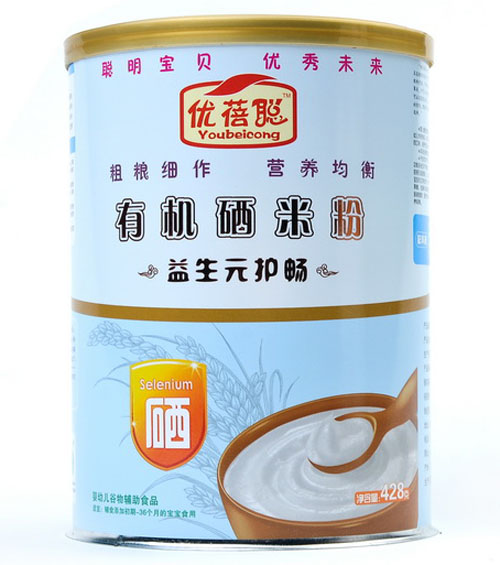 優(yōu)蓓聰有機(jī)硒米粉益生元護(hù)暢配方(鐵聽)
