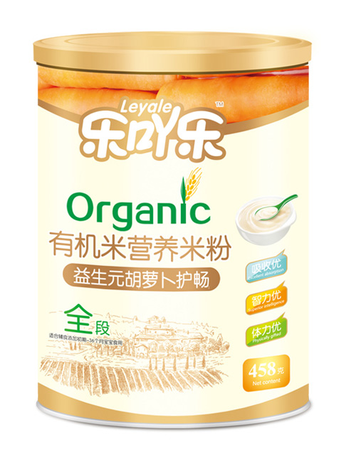 樂(lè)吖樂(lè)益生元胡蘿卜護(hù)腸全段458g鐵聽裝