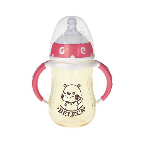 貝樂嘉PPSU小熊奶瓶160ML(紅色)