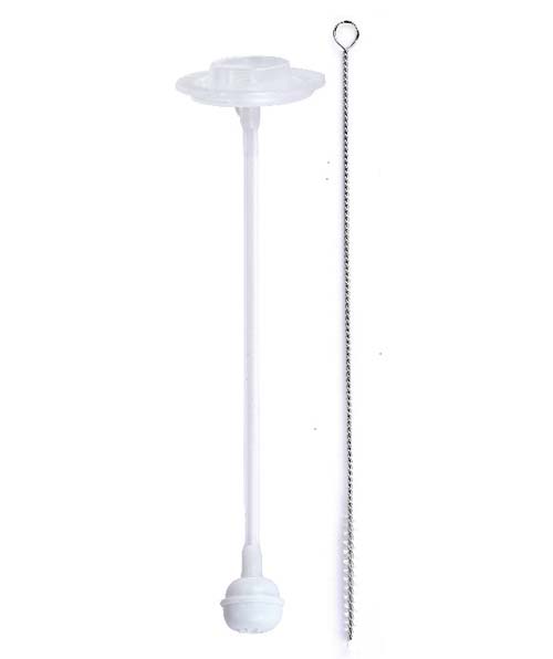 媽咪王子8安晶鉆玻璃寬口自動吸管組