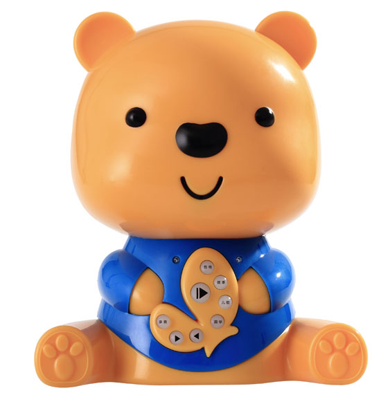 樂琪小熊哈彼早教故事機藍色