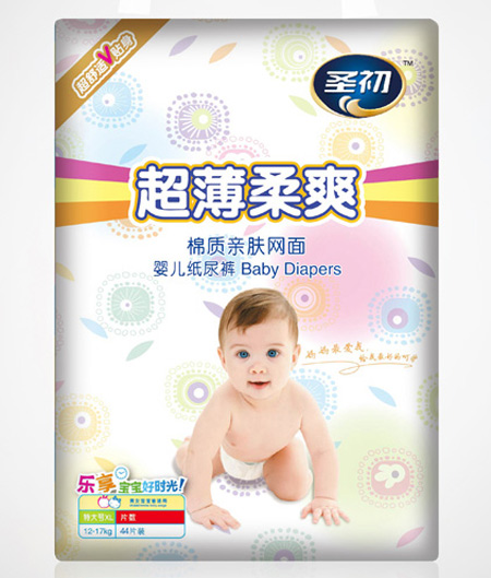 圣初超薄柔爽紙尿褲(大包)XL
