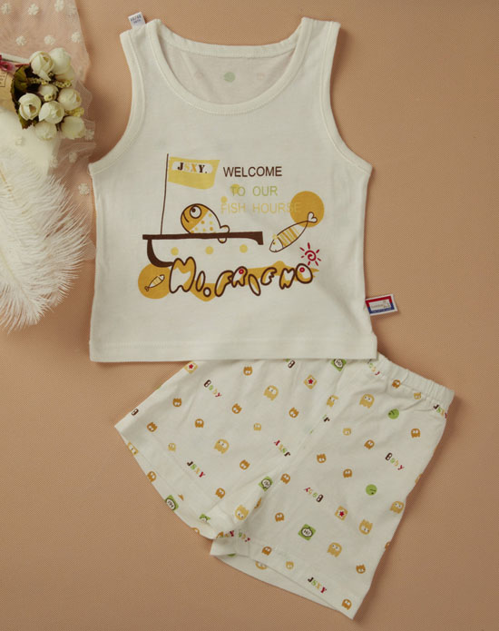 金色小魚(yú)麻塞爾纖維單面小魚(yú)背心套