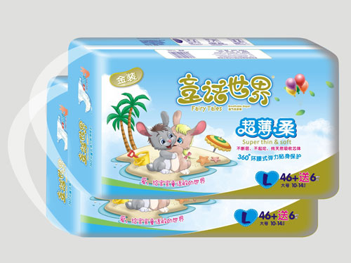 童話(huà)世界超薄柔紙尿褲L