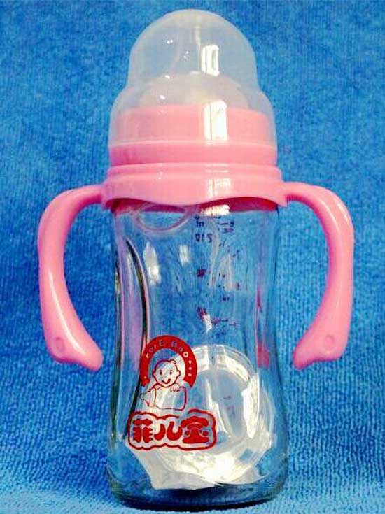 復(fù)件 菲兒寶240毫升鈦金抗摔玻璃奶瓶(粉色)