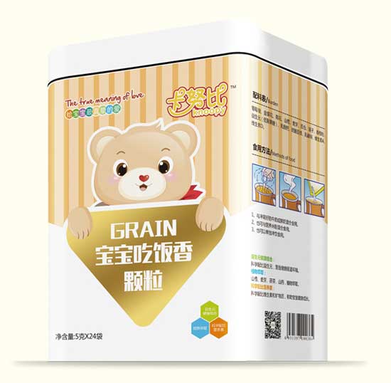 卡努比寶寶吃飯香顆粒顆粒