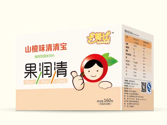 卡努比山楂味果潤(rùn)清清清寶(盒)