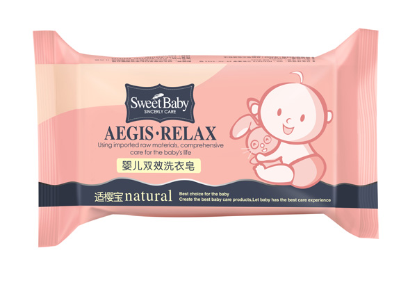 新適櫻寶嬰兒雙效洗衣皂160g