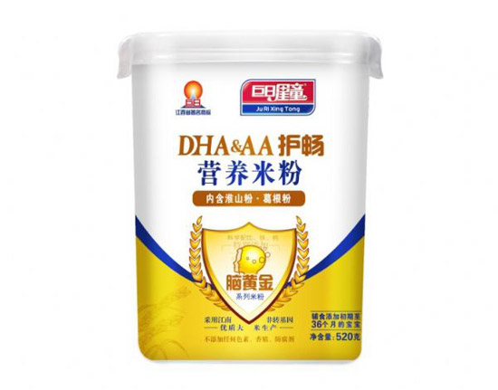 巨日星童護(hù)暢型淮山粉+葛根粉腦黃金營養(yǎng)米粉