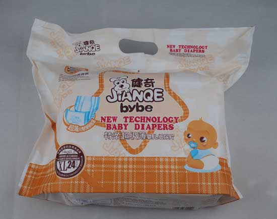 健奇特柔超級(jí)薄嬰兒紙尿片XL碼24片