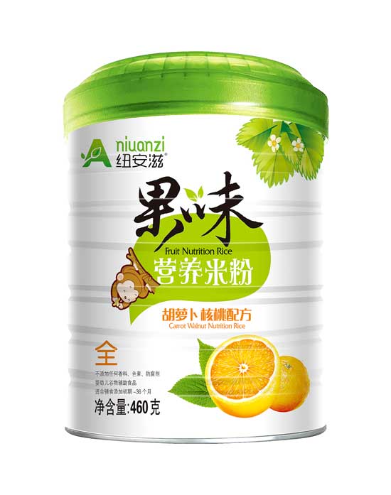 紐安滋胡蘿卜核桃配方果味營養(yǎng)米粉