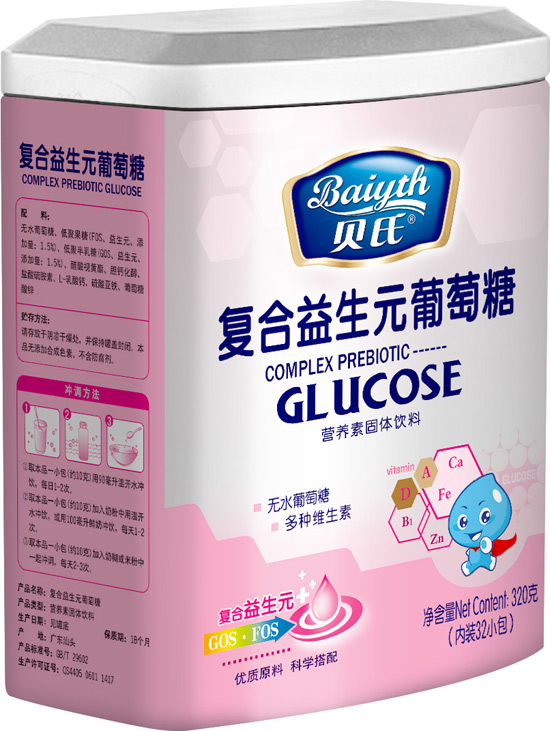 貝氏復合益生元葡萄糖320克