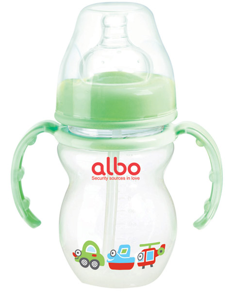 愛(ài)樂(lè)寶210mlPP寬口葫蘆自動(dòng)奶瓶