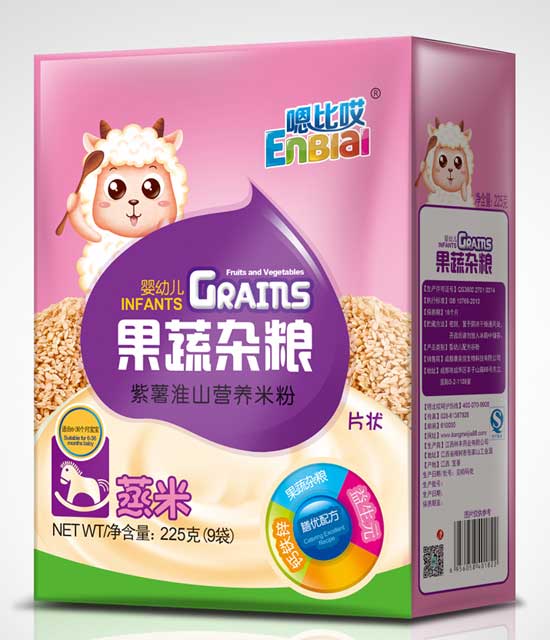 嗯比哎果蔬雜糧梓舒淮山營(yíng)養(yǎng)米粉