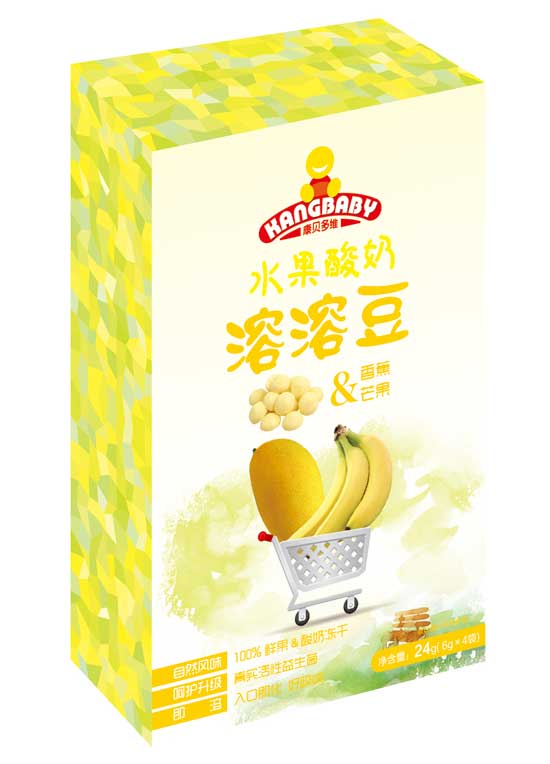 康貝多維香蕉芒果水果酸奶溶溶豆