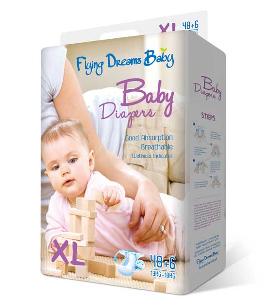 菲夢(mèng)寶紙尿褲人物方案XL碼