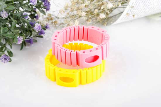 風(fēng)語飛碟黃色+粉紅色正面防蚊圈