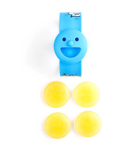 風(fēng)語笑臉?biāo){色+豆防蚊手表