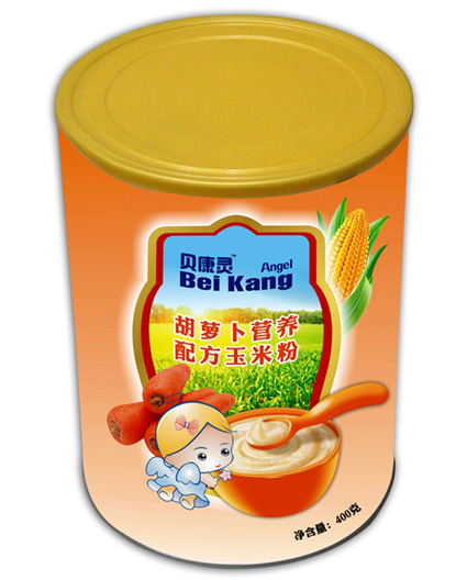 貝康靈胡蘿卜營(yíng)養(yǎng)配方玉米粉(聽(tīng)裝)