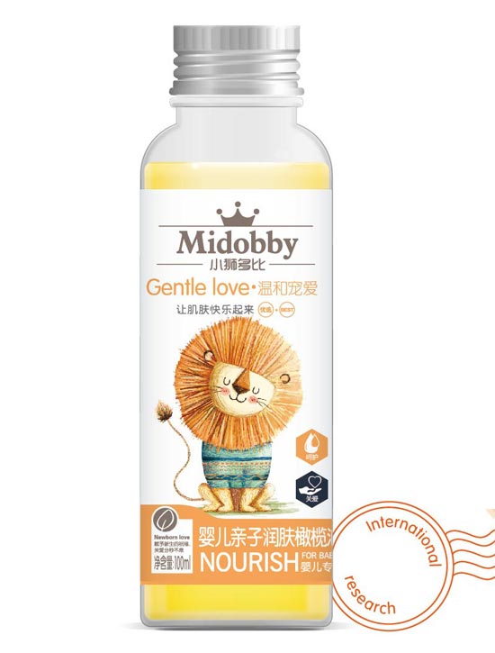 小獅多比嬰兒親子潤(rùn)膚橄欖油(按摩油)100ML