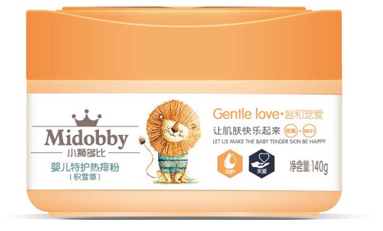 小獅多比嬰兒特護熱痱粉-積雪草140g